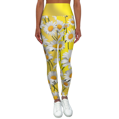 High Waist Yoga Leggings Vibrant Gradient Colored (AOP) - Printspirationz