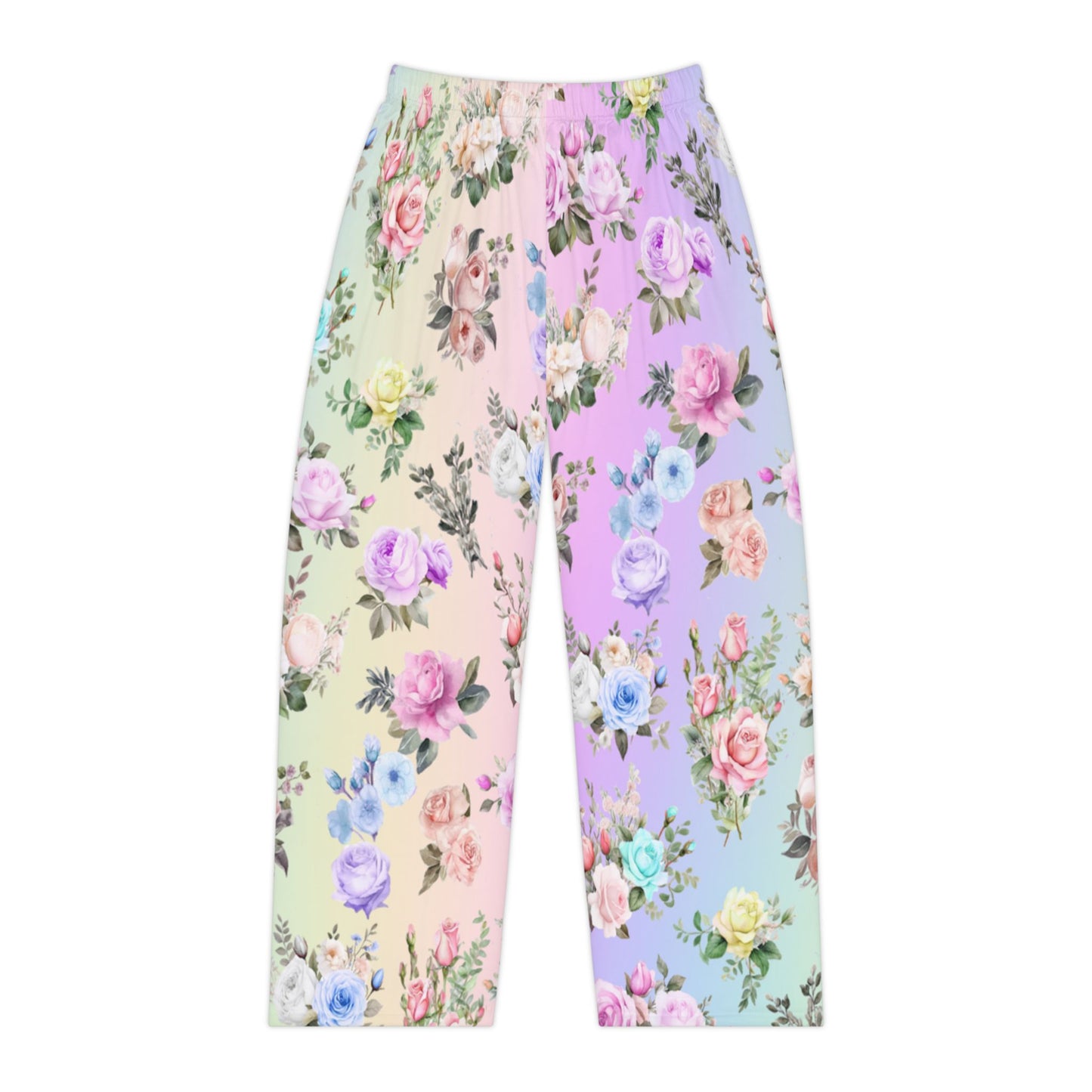 Pink Floral Pajama Pants - Printspirationz