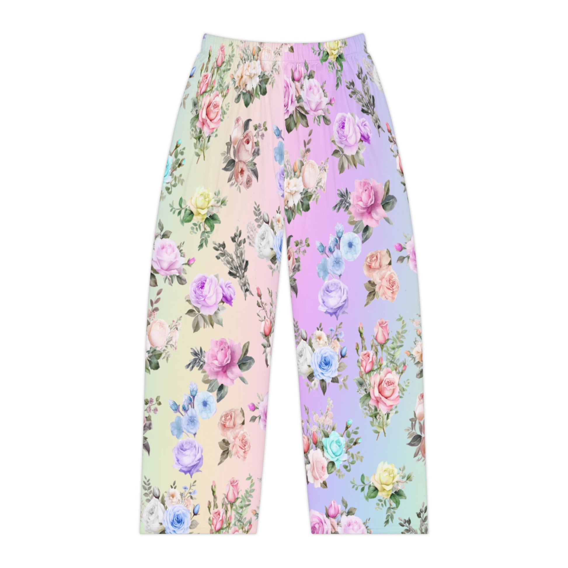 Pink Floral Pajama Pants - Printspirationz