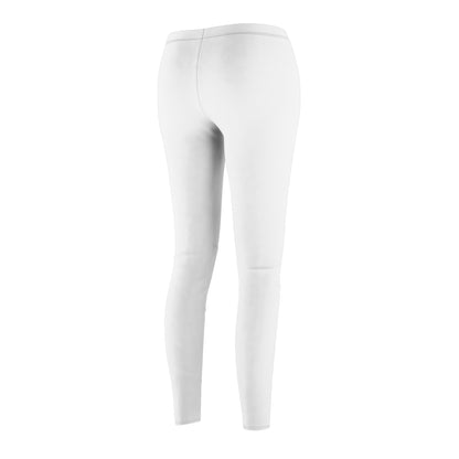 Stylish Floral Decal Casual Solid Leggings for Women - Versatile Cut & Sew Exercise, Skinny Fit, Sporty, Yoga Pants - Comfy Everyday Wear - Printspirationz