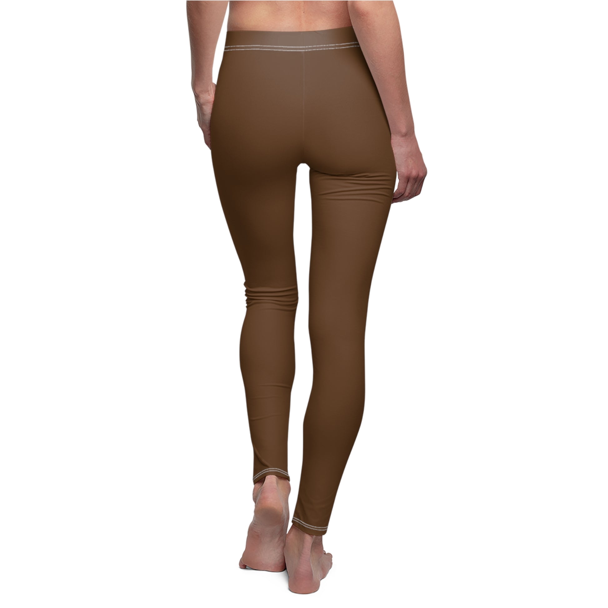 Stylish Floral Decal Casual Solid Leggings for Women - Versatile Cut & Sew Exercise, Skinny Fit, Sporty, Yoga Pants - Comfy Everyday Wear - Printspirationz