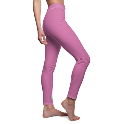 Stylish Floral Decal Casual Solid Leggings for Women - Versatile Cut & Sew Exercise, Skinny Fit, Sporty, Yoga Pants - Comfy Everyday Wear - Printspirationz