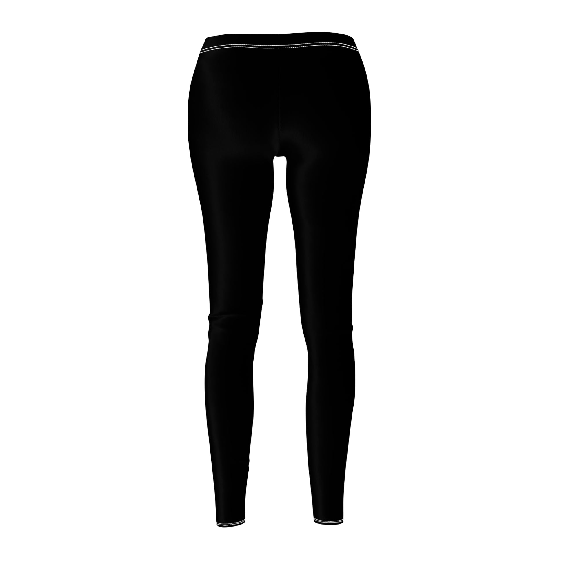 Stylish Floral Decal Solid Casual Leggings for Women - Versatile Cut & Sew Exercise, Skinny Fit, Sporty, Yoga Pants - Comfy Everyday Wear - Printspirationz