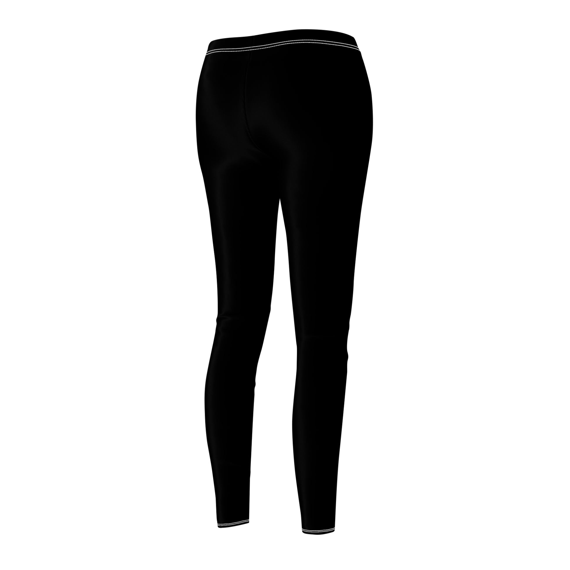 Stylish Floral Decal Solid Casual Leggings for Women - Versatile Cut & Sew Exercise, Skinny Fit, Sporty, Yoga Pants - Comfy Everyday Wear - Printspirationz