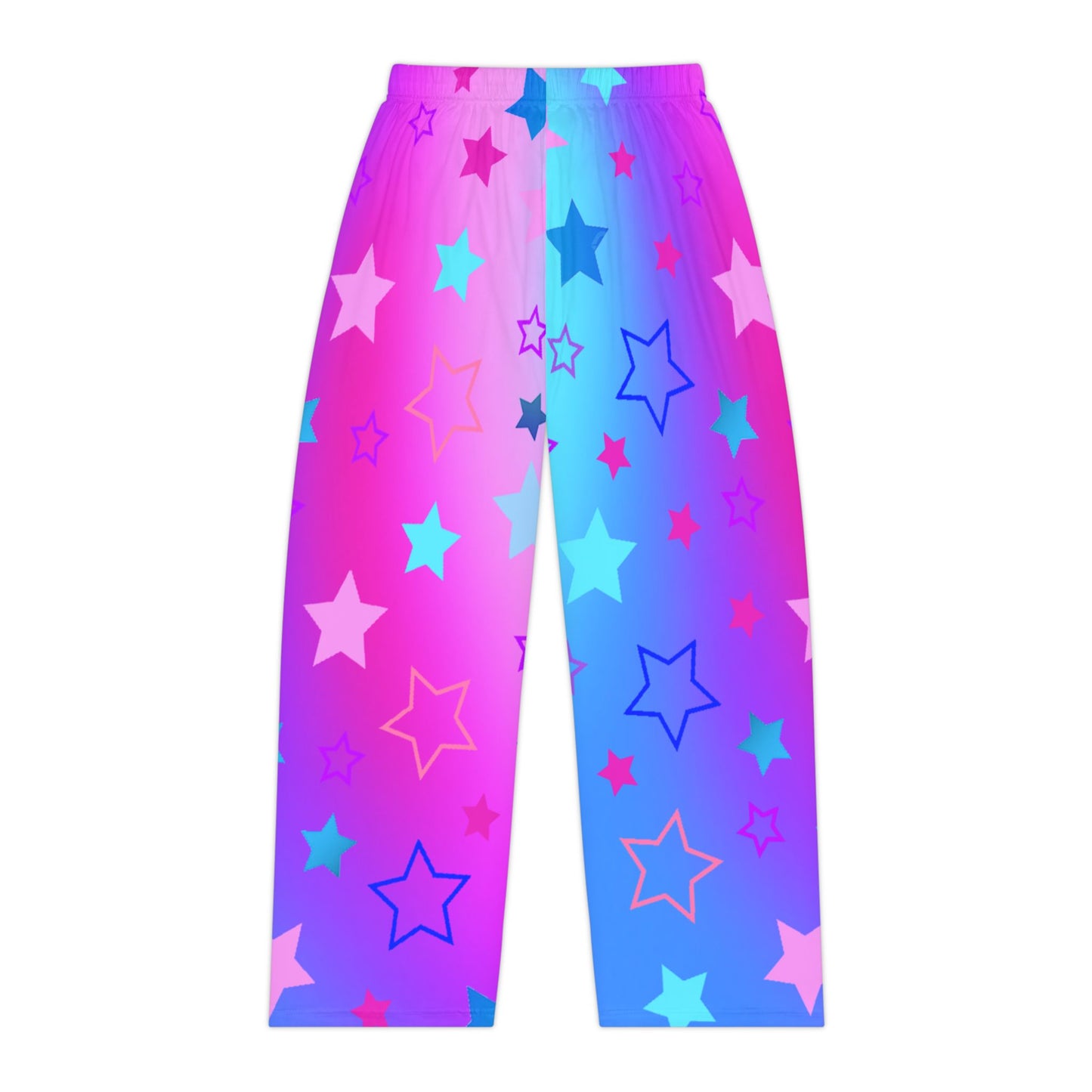Women's Pajama Pants, Starry Night Sky Gradient Lounge Lounge Sleepwear, Galaxy Casual PJ Bottoms, Celestial Nightwear, Comfy Trousers, - Printspirationz