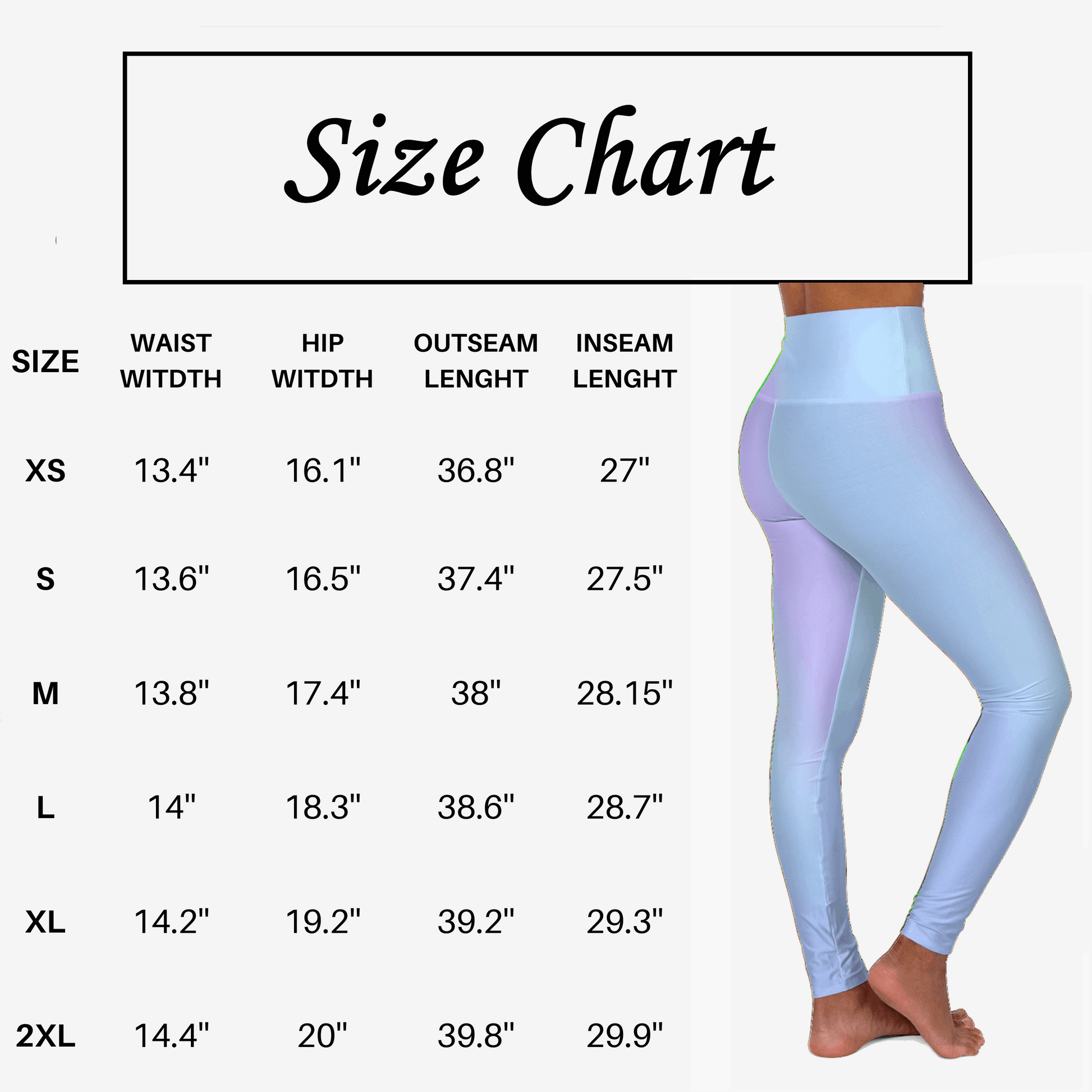 Yoga Leggings, Butterfly Print Leggings, Workout Pants, Athleisure Wear, Pastel Blue Gradient, Yoga Gifts for Her