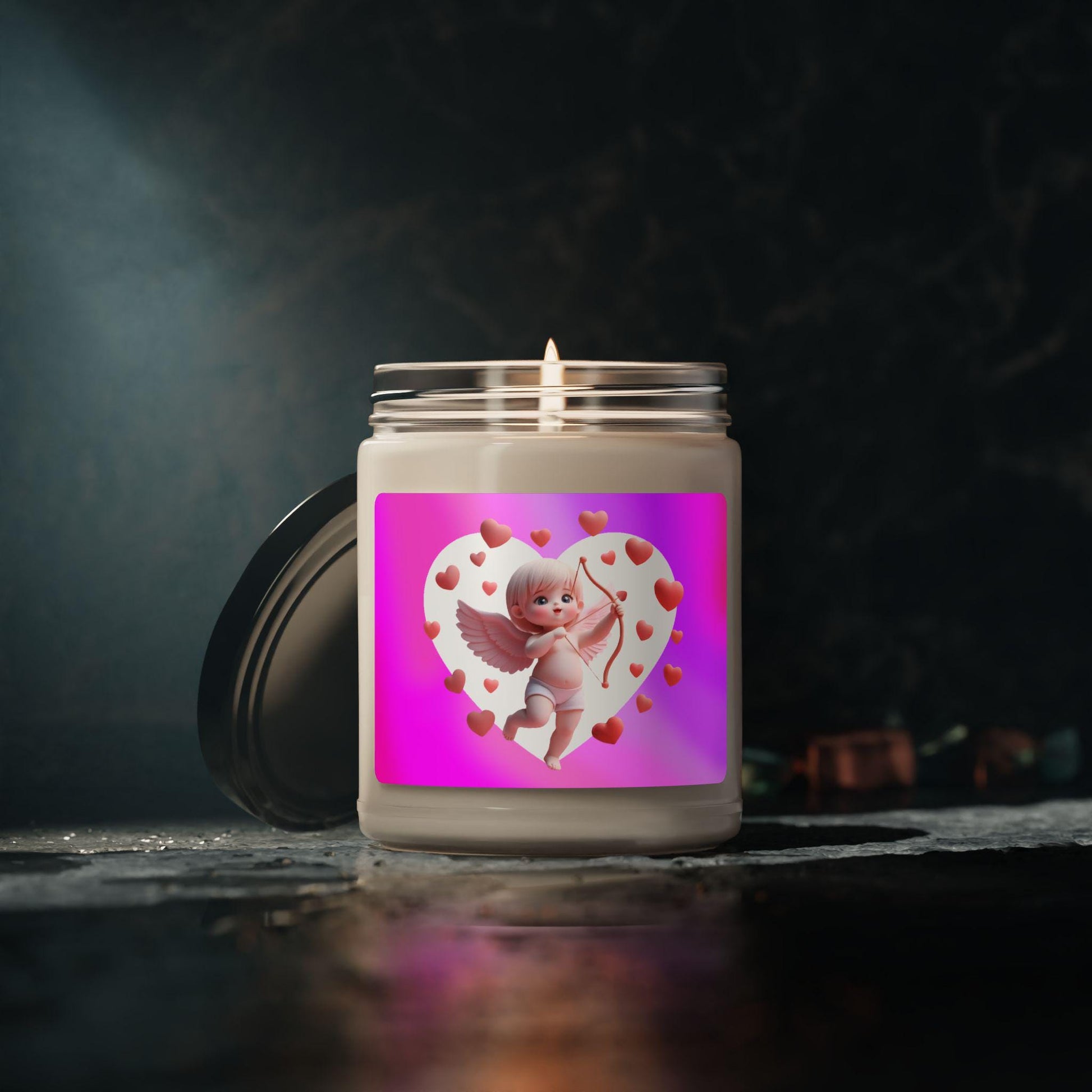 Aromatherapy Cupid Scented Soy Candle, Romantic Gift, Valentine's Day Decor, Relaxation, Home Fragrance, Gift for Her, Love Candles - Printspirationz