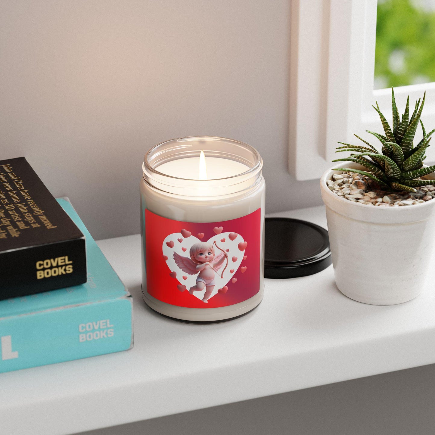 Romantic Cupid Scented Aromatherapy Soy Candle | Valentine's Day Gift, Home Decor, Aromatherapy, Gift for Her, Love Candle - Printspirationz