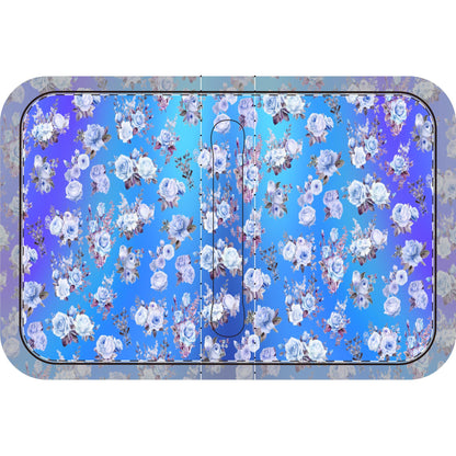 Bible Cover, Blue Floral Design, Book Sleeve, Religious Gift, Protective Case, Blue Bible Jacket - Printspirationz