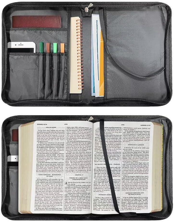 Bible Cover, Floral Garden Design - Vibrant Book Protector, Religious Gift, Christian Accessories, Bible Case Sleeve, Bible Study Organizer - Printspirationz