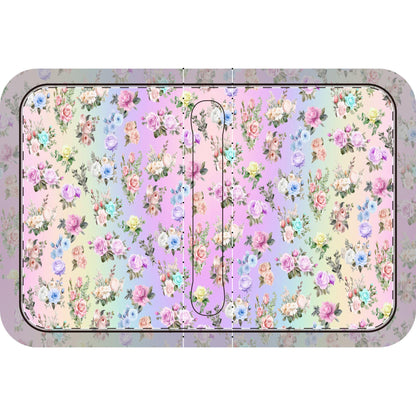 Bible Cover, Pastel Floral Bible Case, Bible Sleeve, Flower Pattern Bible Pouch, Rainbow Floral Book Cover, Christian Book Protector - Printspirationz