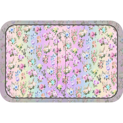Bible Cover, Pastel Floral Bible Case, Bible Sleeve, Flower Pattern Bible Pouch, Rainbow Floral Book Cover, Christian Book Protector - Printspirationz