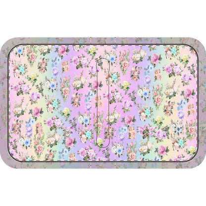 Bible Cover, Pastel Floral Bible Case, Bible Sleeve, Flower Pattern Bible Pouch, Rainbow Floral Book Cover, Christian Book Protector - Printspirationz
