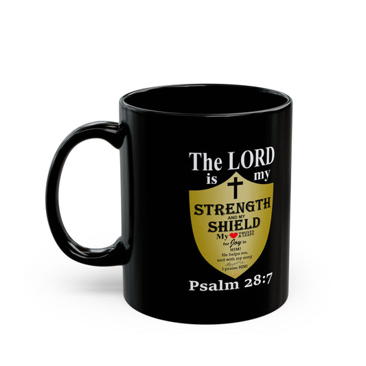Black Ceramic Coffee Mug with Inspirational Bible Verse – Christian Gift for Women or Men, (11oz, 15oz), (11oz, 15oz) (11oz, 15oz) (11oz, 15oz) - Printspirationz