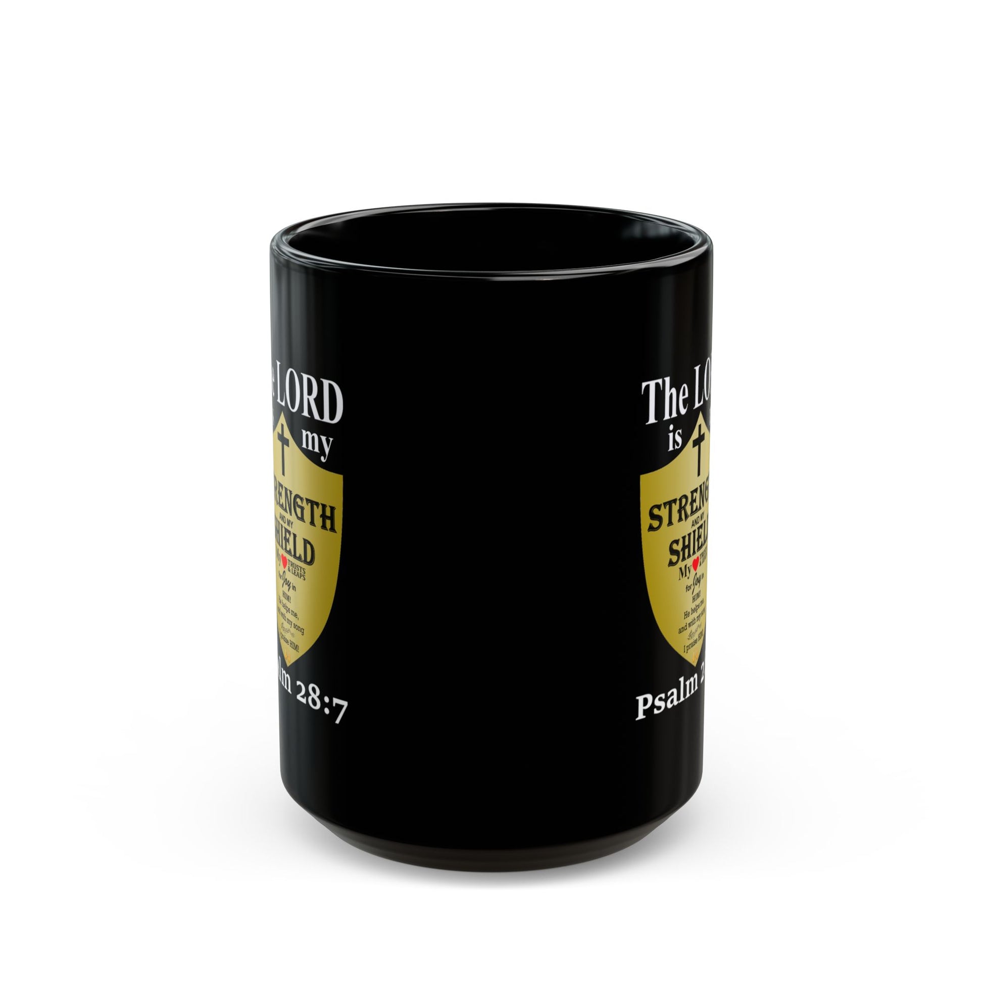 Black Ceramic Coffee Mug with Inspirational Bible Verse – Christian Gift for Women or Men, (11oz, 15oz), (11oz, 15oz) (11oz, 15oz) (11oz, 15oz) - Printspirationz