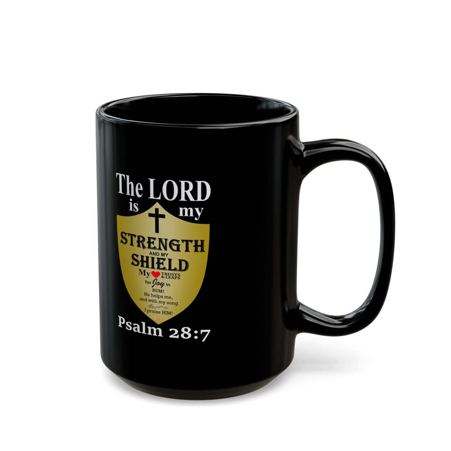 Black Ceramic Coffee Mug with Inspirational Bible Verse – Christian Gift for Women or Men, (11oz, 15oz), (11oz, 15oz) (11oz, 15oz) (11oz, 15oz) - Printspirationz
