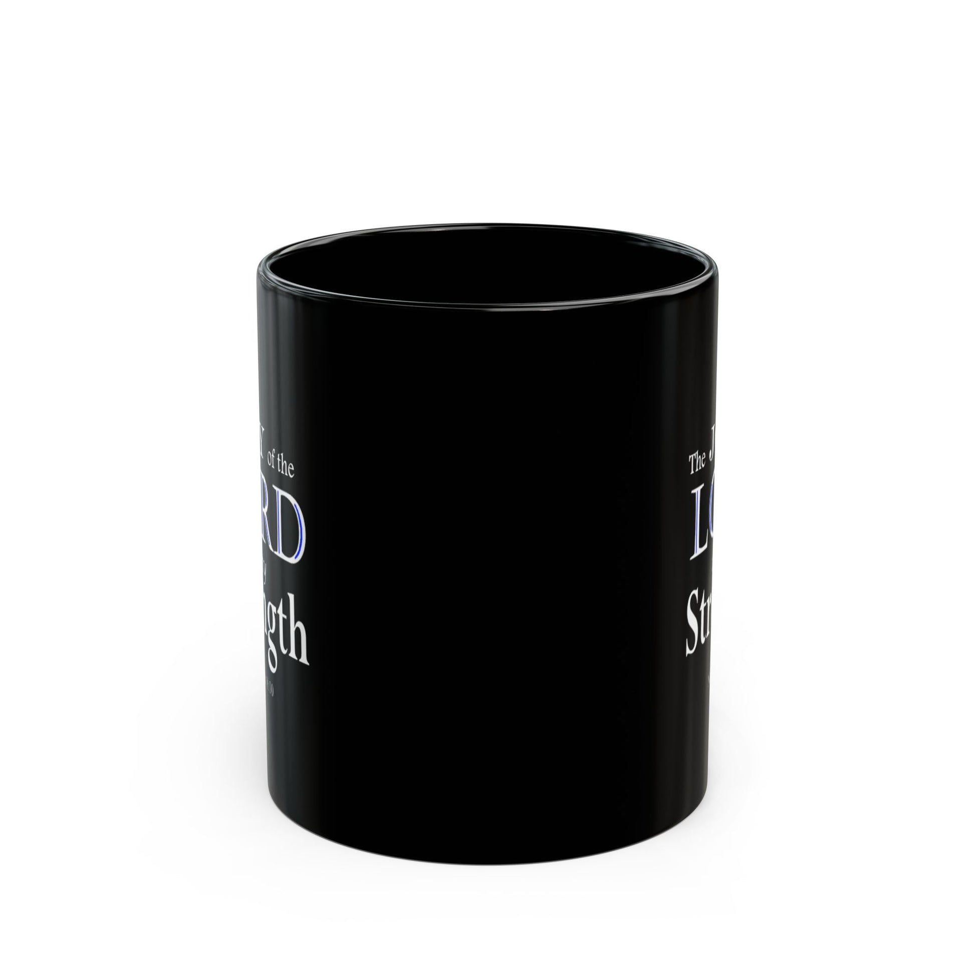 Black Ceramic Coffee Mug with Inspirational Bible Verse – Christian Gift for Women or Men, (11oz, 15oz), (11oz, 15oz) (11oz, 15oz) - Printspirationz