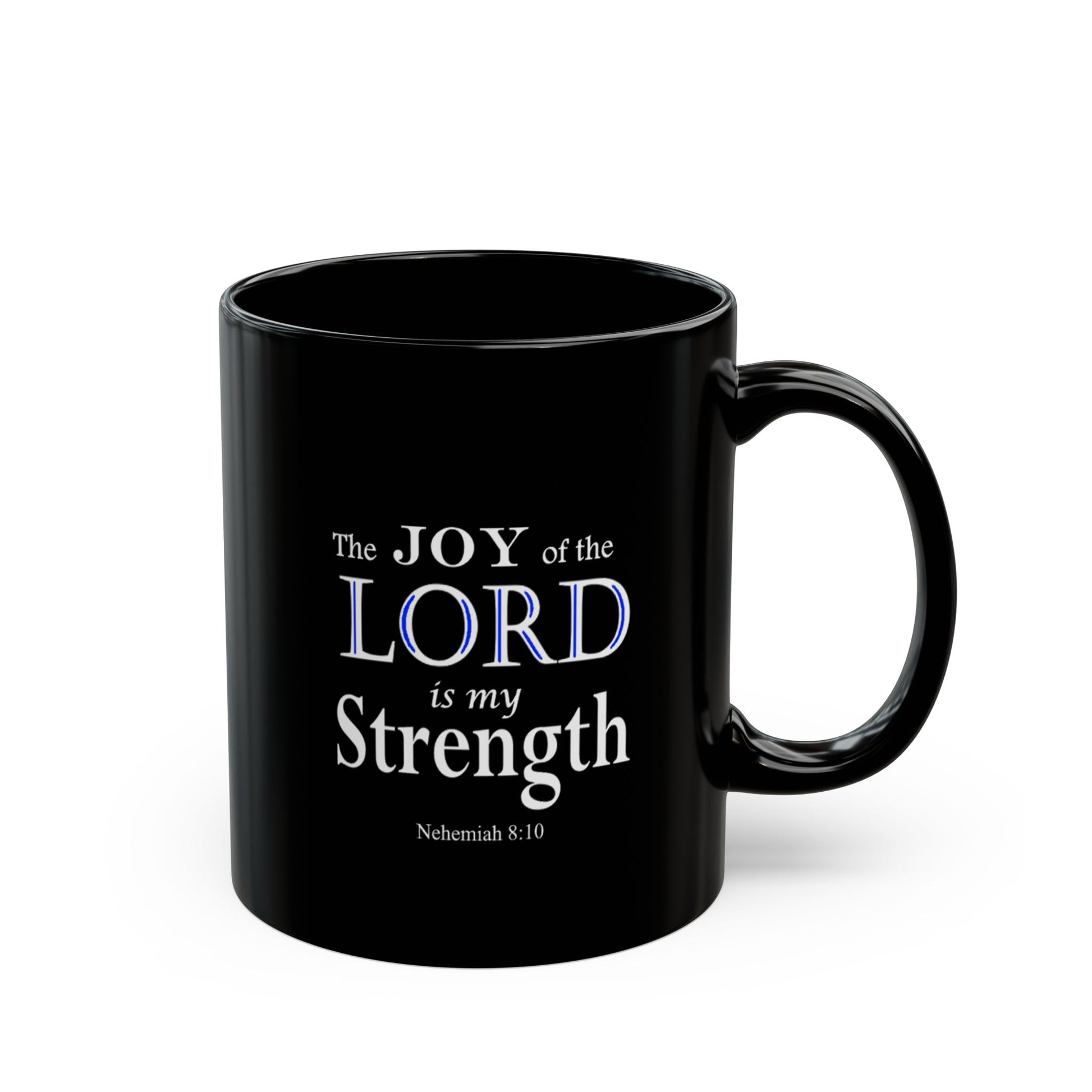 Black Ceramic Coffee Mug with Inspirational Bible Verse – Christian Gift for Women or Men, (11oz, 15oz), (11oz, 15oz) (11oz, 15oz) - Printspirationz