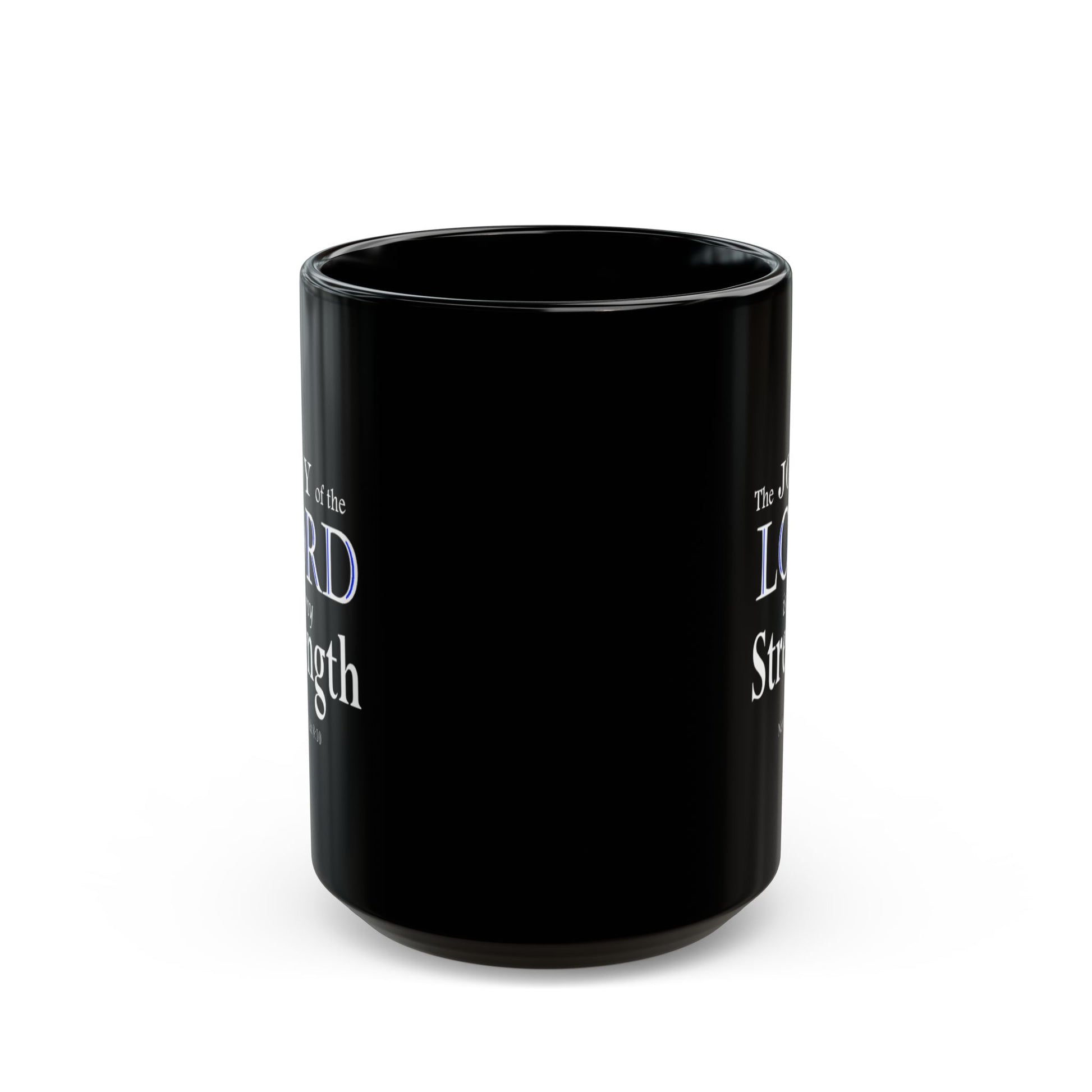 Black Ceramic Coffee Mug with Inspirational Bible Verse – Christian Gift for Women or Men, (11oz, 15oz), (11oz, 15oz) (11oz, 15oz) - Printspirationz