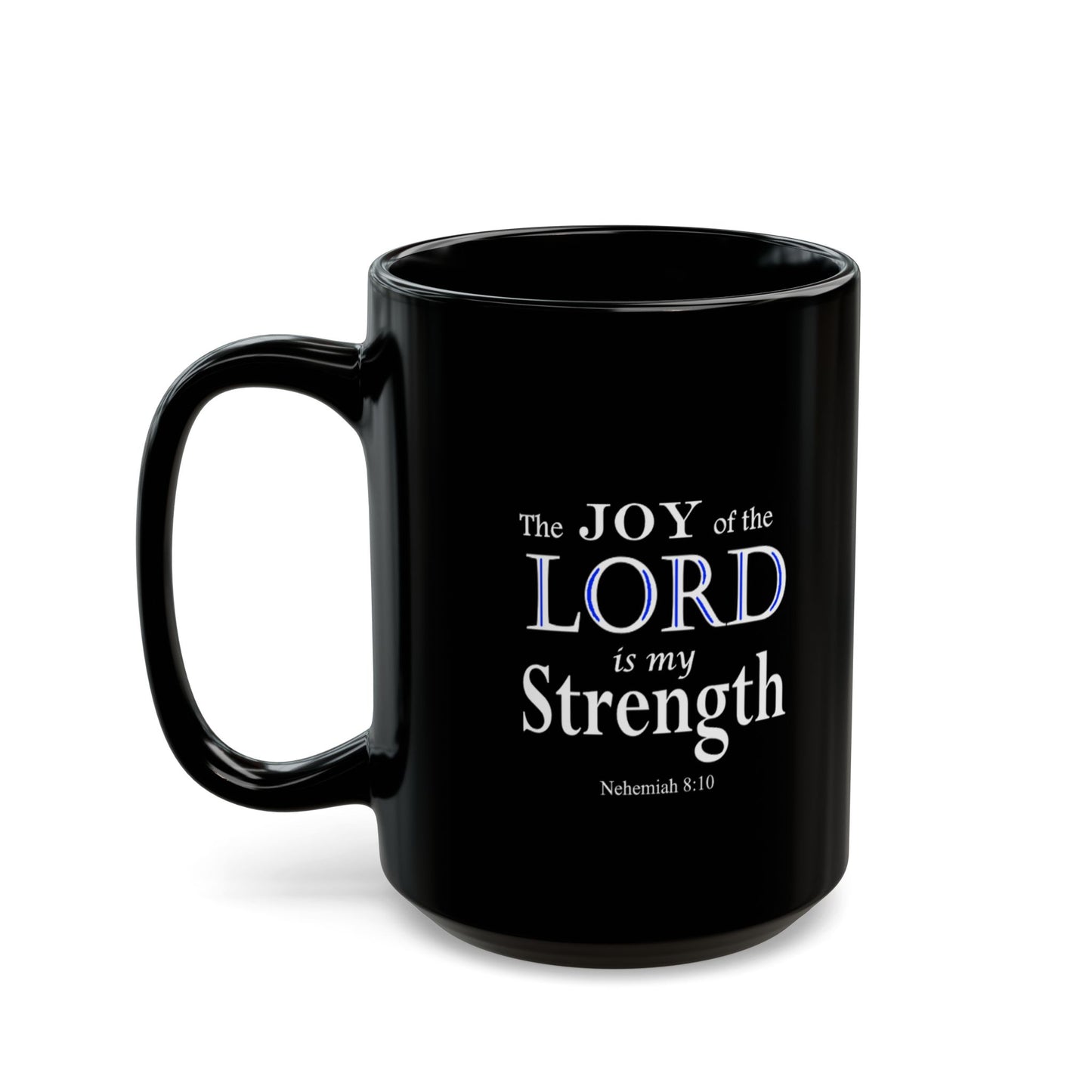 Black Ceramic Coffee Mug with Inspirational Bible Verse – Christian Gift for Women or Men, (11oz, 15oz), (11oz, 15oz) (11oz, 15oz) - Printspirationz