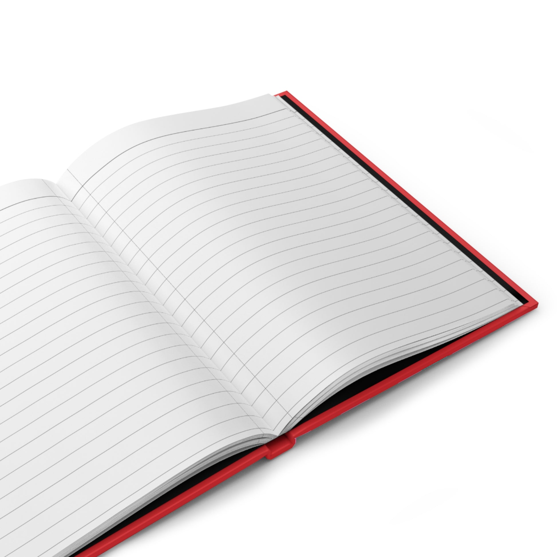 Heart Patterned Journal, Love Notebook, Romantic Diary, Valentine's Day Gift, Pink Red Striped Planner - Printspirationz