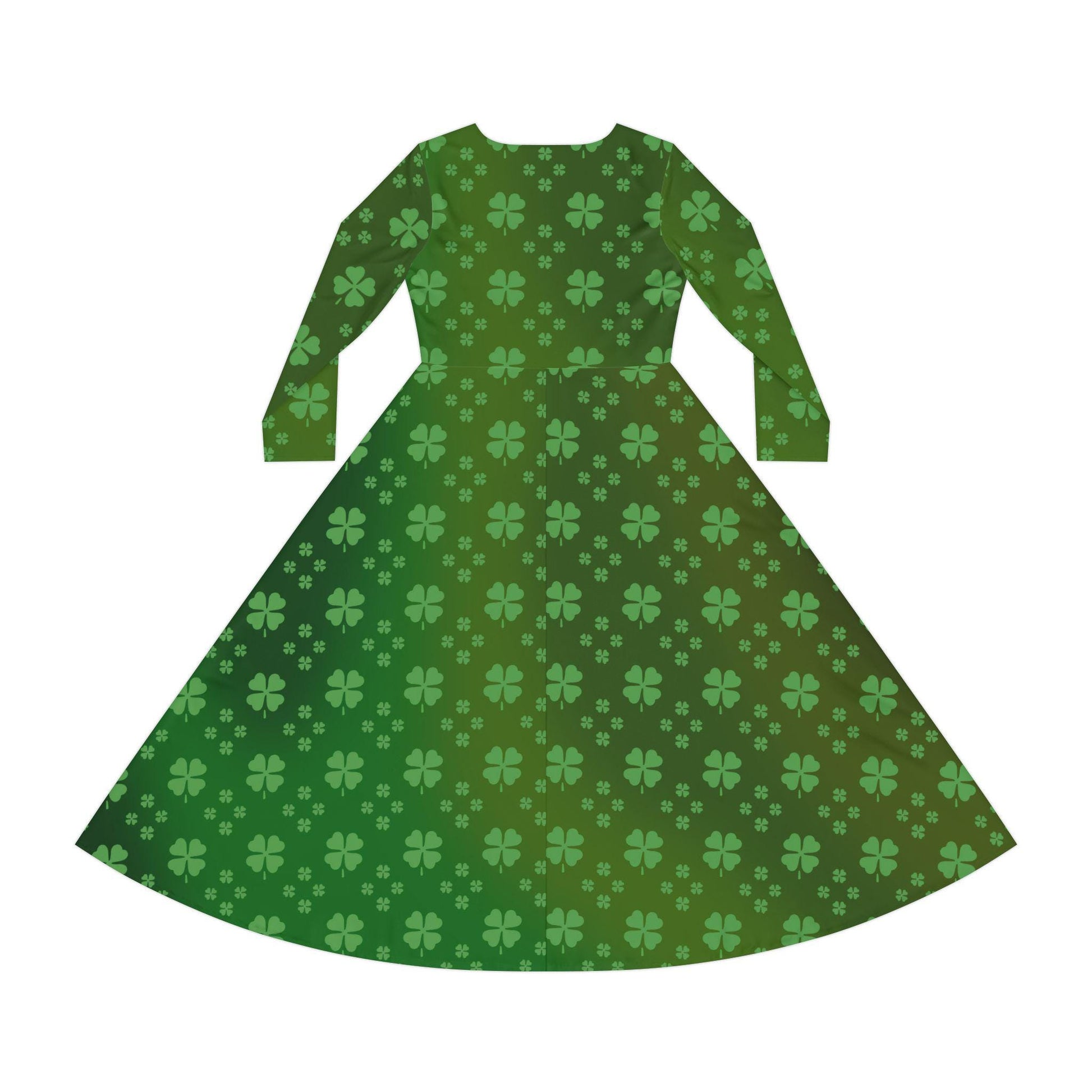 Dance Dress, St. Patrick's Day Costume, Green Clovers, Irish Luck, Women's Clothing, Shamrock Outfit - Printspirationz