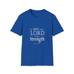 Men's Inspirational Softstyle T-Shirt featuring Bible Verse - Ideal for Everyday Wear or Exercise -Faith & Fitness