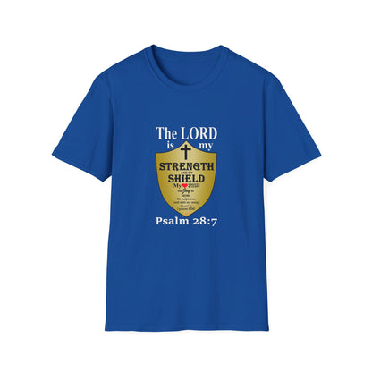 Men's Inspirational Softstyle T-Shirt featuring Bible Verse - Ideal for Everyday Wear or Exercise -Faith & Fitness - Printspirationz