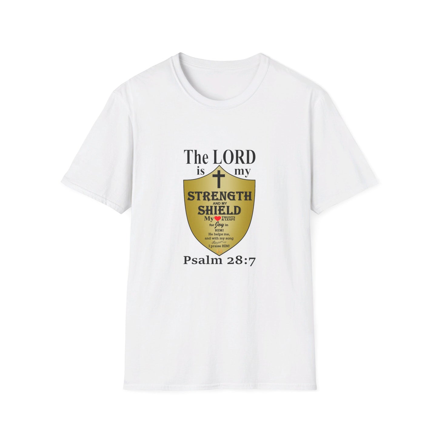 Men's Inspirational Softstyle T-Shirt featuring Bible Verse - Ideal for Everyday Wear or Exercise -Faith & Fitness - Printspirationz