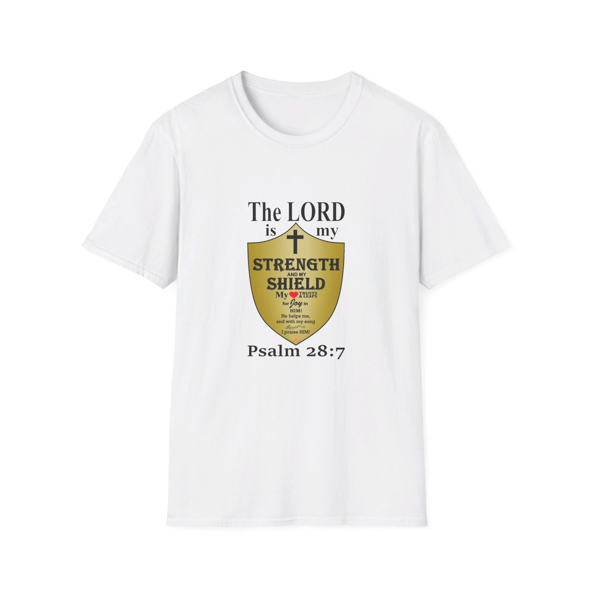Men's Inspirational Softstyle T-Shirt featuring Bible Verse - Ideal for Everyday Wear or Exercise -Faith & Fitness - Printspirationz
