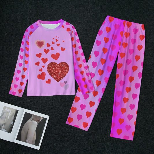 Pink Hearts Pajama Bundle - Printspirationz