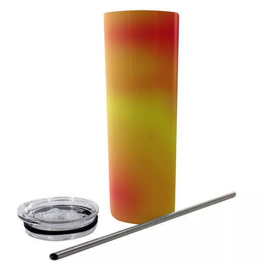 Glitter Tumbler With Stainless Steel Straw 20oz - Printspirationz
