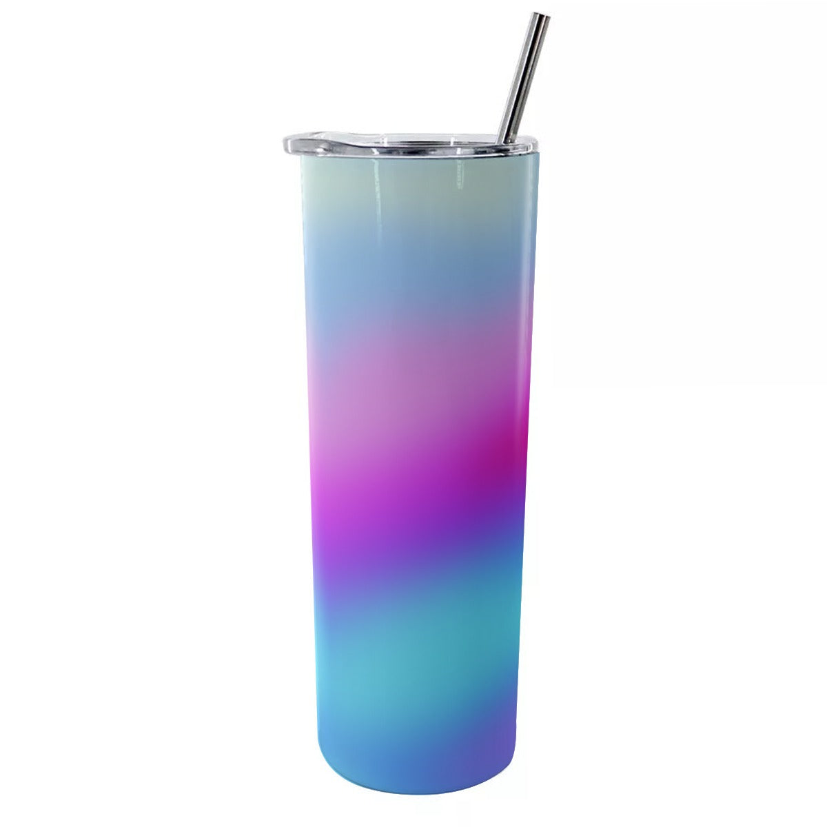 Glitter Tumbler With Stainless Steel Straw 20oz - Printspirationz