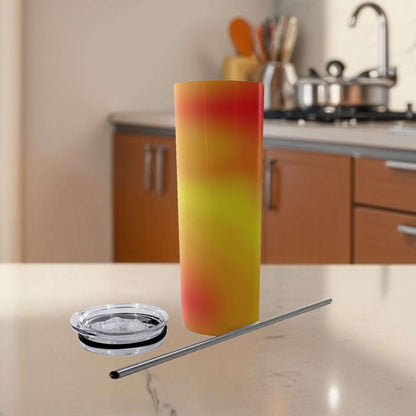 Glitter Tumbler With Stainless Steel Straw 20oz