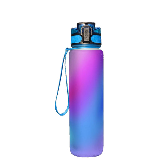 Cool Gradient Reusable Plastic Water Bottle – Ocean-Inspired Hydration Essential, Sport Water Bottle 32oz - Printspirationz