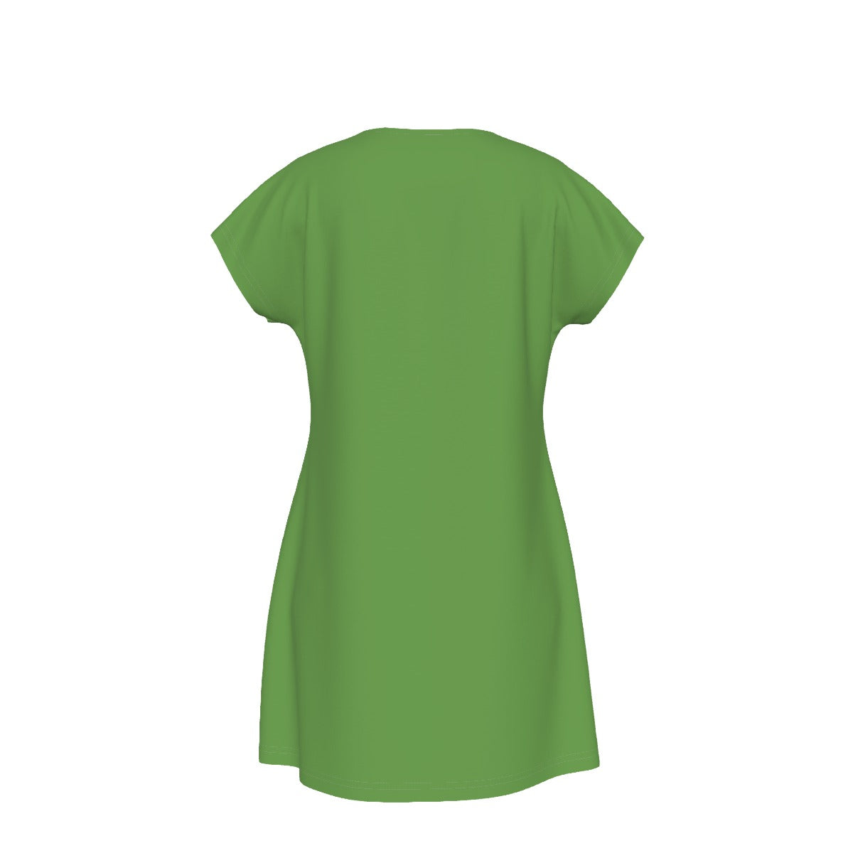 T-Shirt Bible Verse Floral Scripture Proverbs 31:30 Design - Oversized Short Sleeve T-shirt Dress For Women - Green - Printspirationz