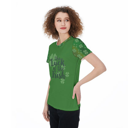 Women's Sports Jersey, Luck of the Irish St patricks Day, St Patricks Day Jersey, Irish Pride Top, Athletic Shirt, Green Clover Tee, Workout - Printspirationz