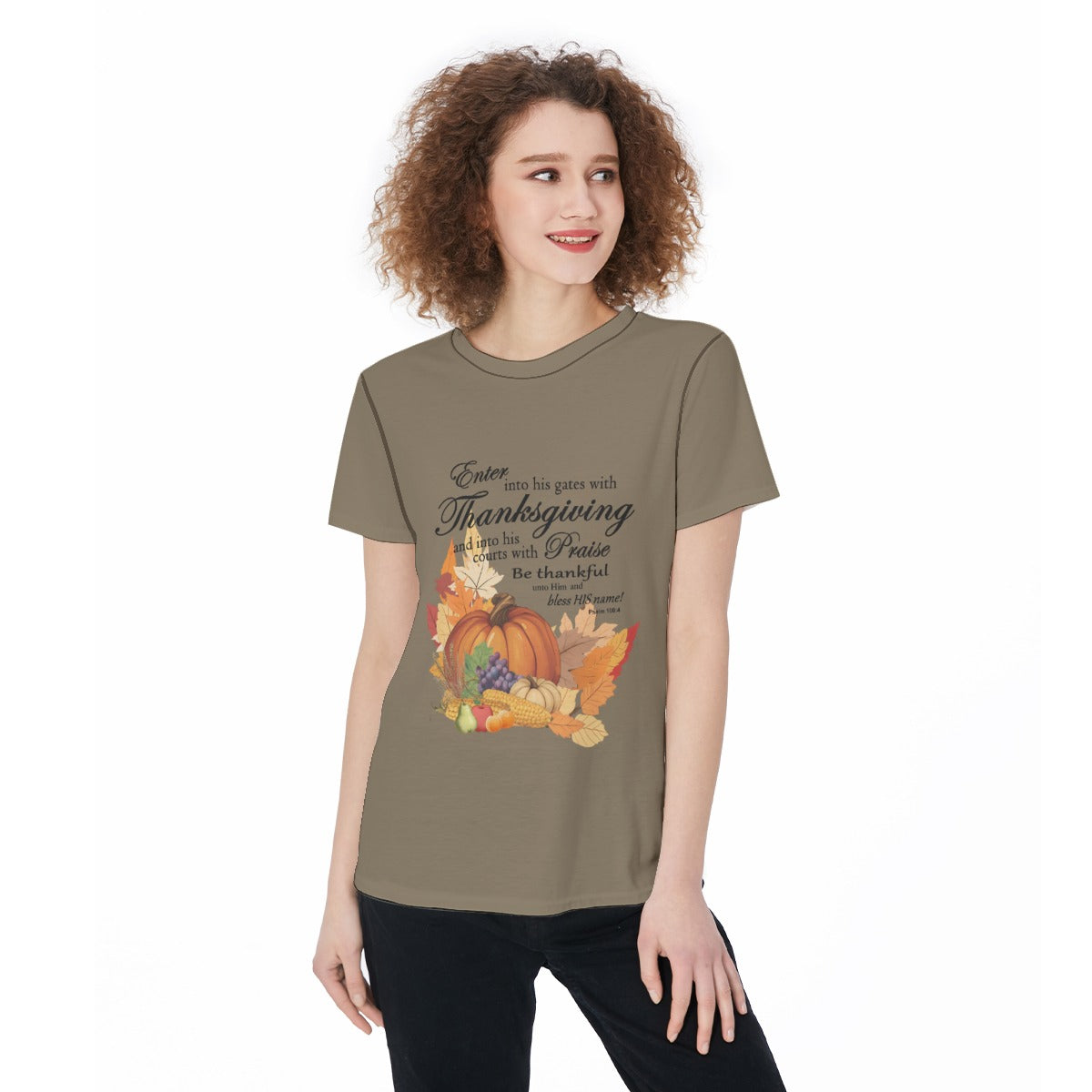 Thanksgiving Sports T-shirt, Bible Verse Fall Harvest Graphic, Athletic Top, Workout Shirt, Active Wear, Sports Apparel, Fitness Casual. - Printspirationz