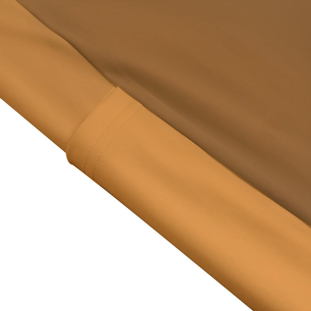 High Waist Yoga Leggings with Side Pockets Brown Gradient – Satin Drill Fabric for Women’s Activewear