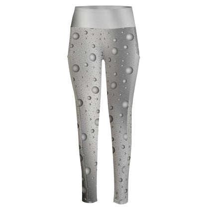 All-Over Print Women's High Waist Leggings With Side Pocket - Printspirationz