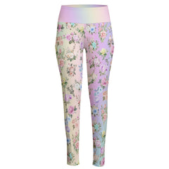 Choose your Leggings - High Waist - Pastel Rainbow
