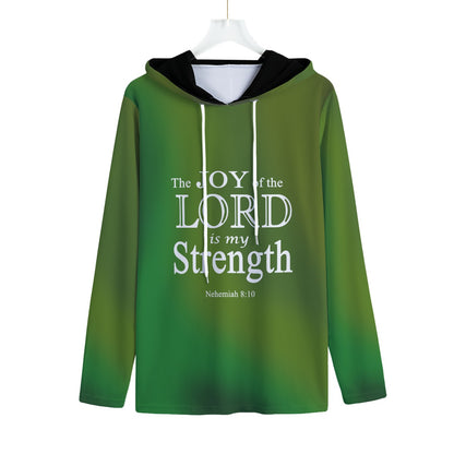 Sports Warm Up Workout Hoodie With an Inspiring bible Verse in Multiple Colors and Sizes for Active Men of Faith - Printspirationz