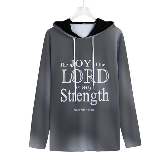 Sports Warm Up Workout Hoodie With an Inspiring bible Verse in Multiple Colors and Sizes for Active Men of Faith - Printspirationz