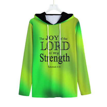 Sports Warm Up Workout Hoodie With an Inspiring bible Verse in Multiple Colors and Sizes for Active Men of Faith - Printspirationz