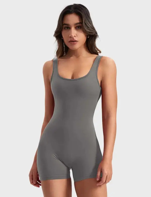 Backless Workout Jumpsuit Yoga - Printspirationz