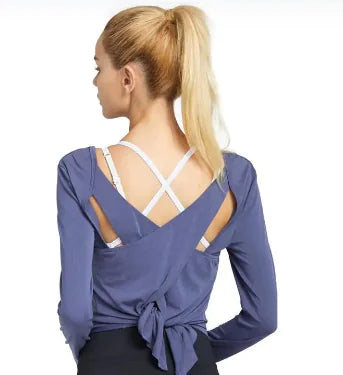 Workout Yoga Long Sleeve Shirt - Printspirationz