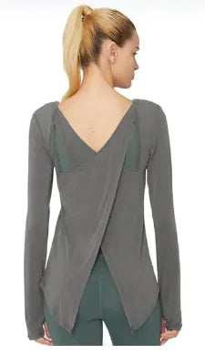 Workout Yoga Long Sleeve Shirt - Printspirationz